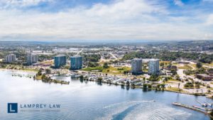 the city of Barrie where Lamprey Law practices